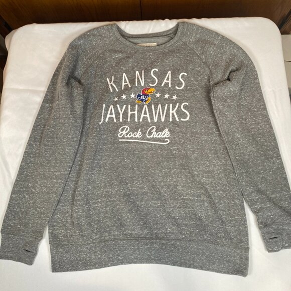 Women's Pressbox by Royce Apparel Kansas Jayhawks Rock Chalk L - Picture 1 of 4